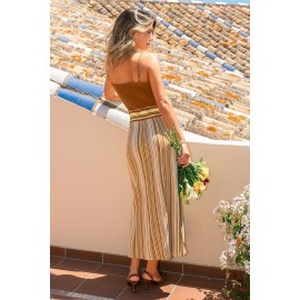 Modern Expression Striped Maxi Dress