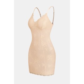 Moonlit Beige Shapewear Slip Dress