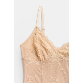 Moonlit Beige Shapewear Slip Dress
