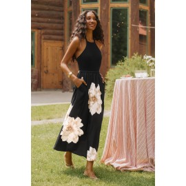 Moonlit Moment Floral Maxi Dress