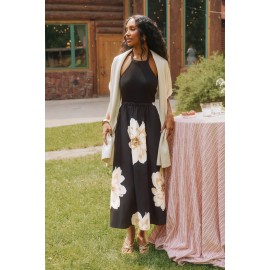 Moonlit Moment Floral Maxi Dress
