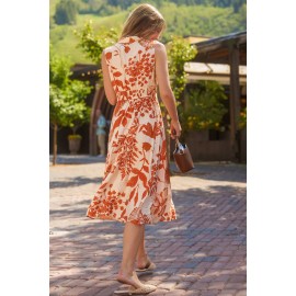 Mountain View Floral Midi Dress