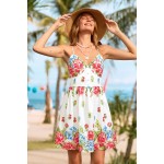 New Blossoms Floral Mini Dress