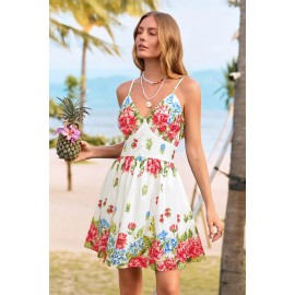 New Blossoms Floral Mini Dress