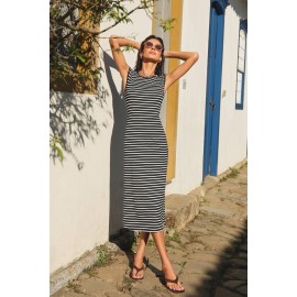 New Look Striped Maxi Dress