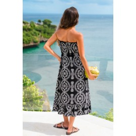 Nocturnal Ornate Midi Dress