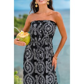 Nocturnal Ornate Midi Dress
