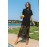 Off Duty Black Maxi Dress