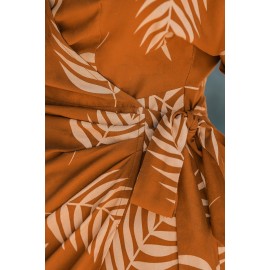 Orange You Glad Tropical Mini Dress