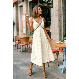 Paradise Valley Striped Midi Dress