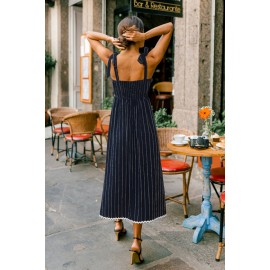 Paradise Valley Striped Midi Dress