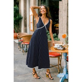 Paradise Valley Striped Midi Dress