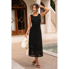 Picture This Black Midi Dress