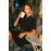 Quiet Moments Black Mini Dress