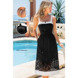 Rare Occasion Colorblock Midi Dress