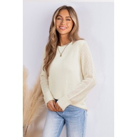 Stay Cozy White Sweater