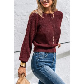 Falling for Fall Brown Reversible Sweater