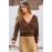 Falling for Fall Brown Reversible Sweater