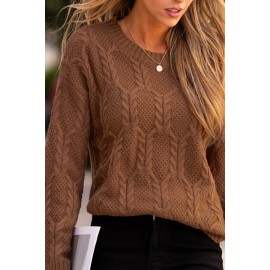 Toasting Marshmallows Brown Sweater