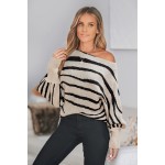 Offbeat Energy Striped Sweater