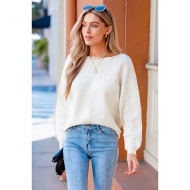 Almond Haze Beige Sweater