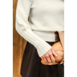Angel Energy White Sweater