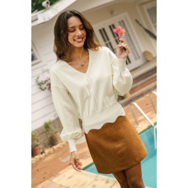 Local Celebrity Beige Sweater