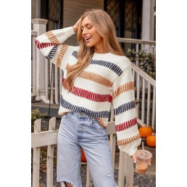 Coastal Weekend Striped Sweater