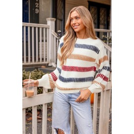 Coastal Weekend Striped Sweater