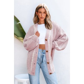 Heart to Heart Pink Cardigan